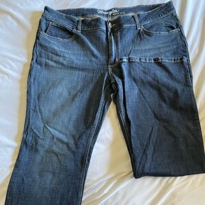 Wrangler Dark Blue Straight Leg Jeans